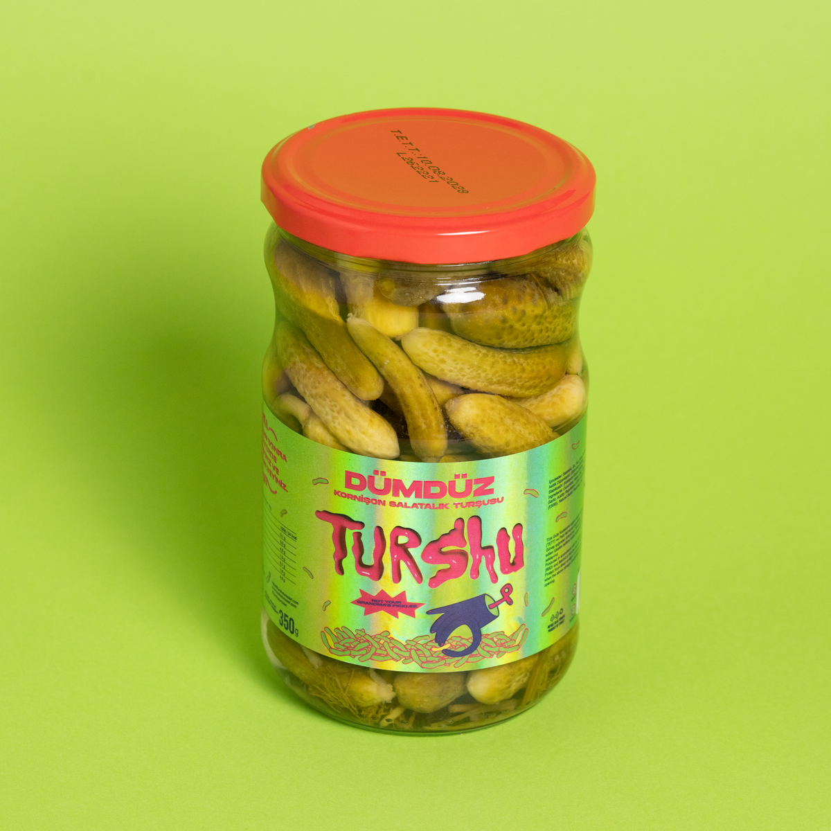 Dümdüz Kornişon Turşusu